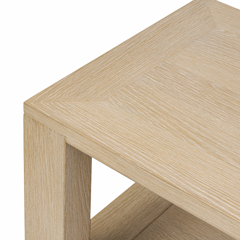 Thomas End Table - Bleached Oak