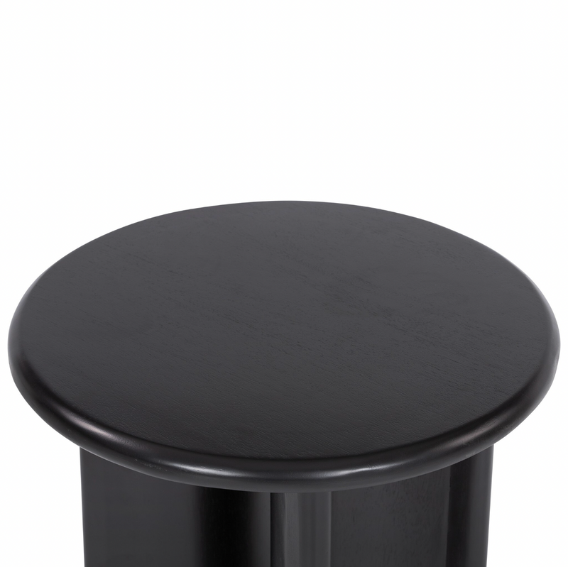 Paden End Table - Aged Black Acacia