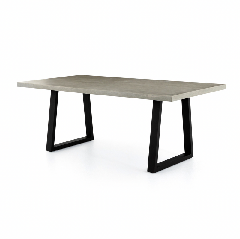 Cyrus Outdoor Dining Table - Light Grey