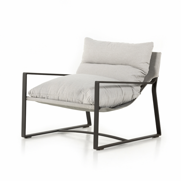 Avon Outdoor Sling Chair - Stone Grey