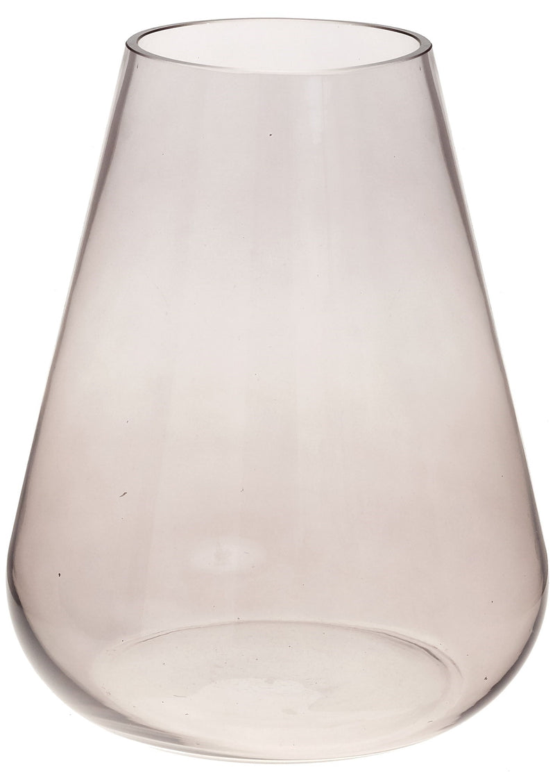 Hester Glass Vase - Smoke