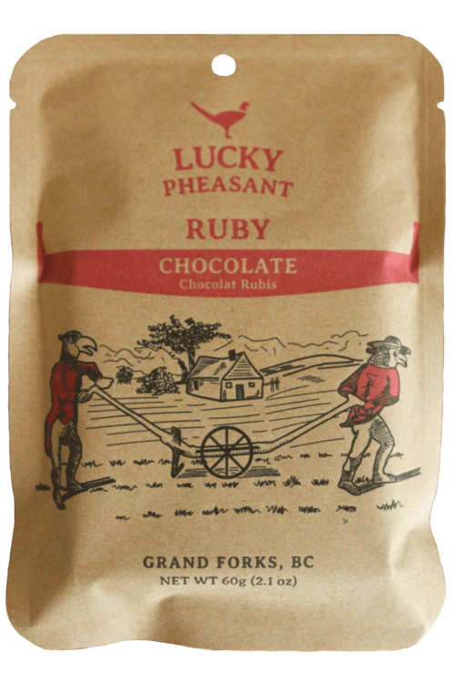 Lucky Pheasant - Plain - Ruby Chocolate Bar