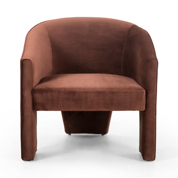 Fae Chair - Burnt Auburn Velvet