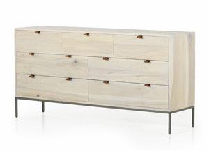 Trey 7 Drawer Dresser - Dove Poplar