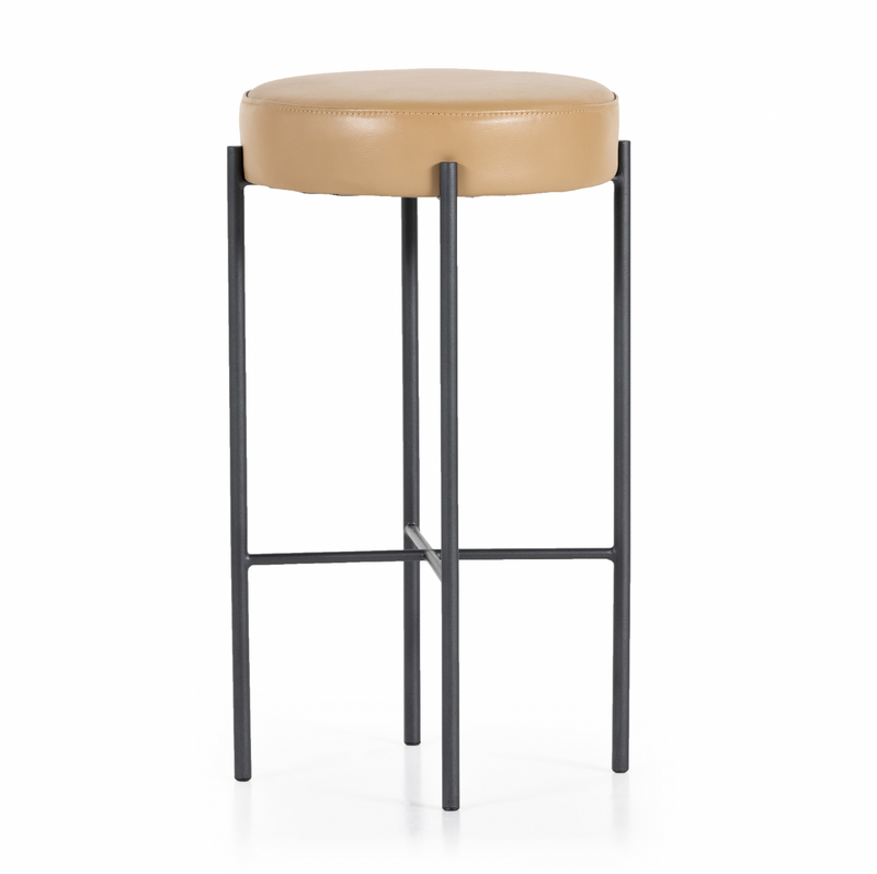 Nocona Stool - Natural Leather