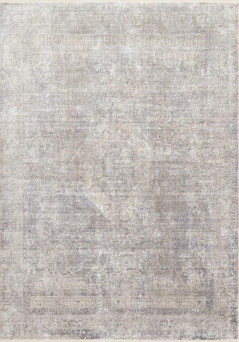 Franca Silver and Pebble Area Rug