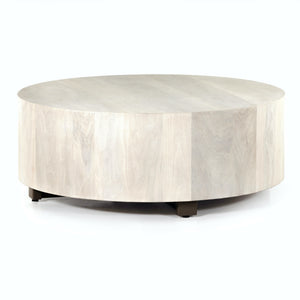 Hudson Round Coffee Table - Ashen Walnut