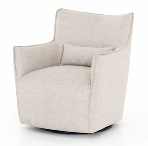 Kimble Swivel Chair - Noble Platinum