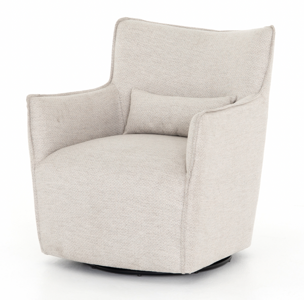 Kimble Swivel Chair - Noble Platinum