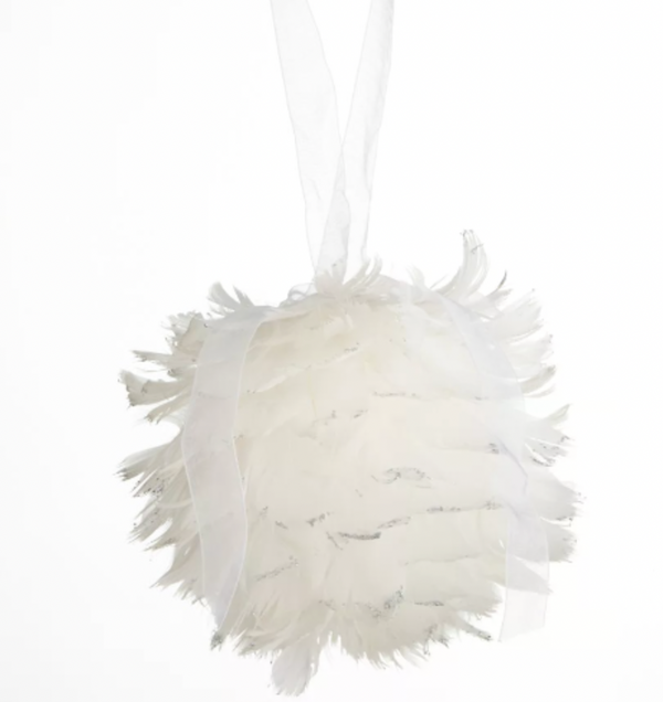 Feather Ball Ornament