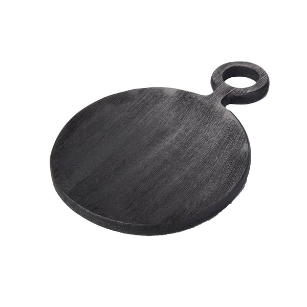 Black Mango Wood Mini Board Round