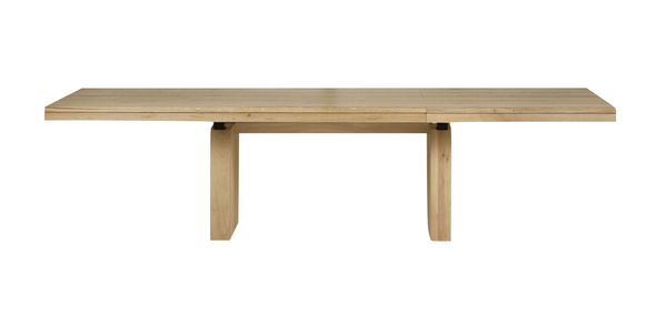 Oak Double Extendable Dining Table
