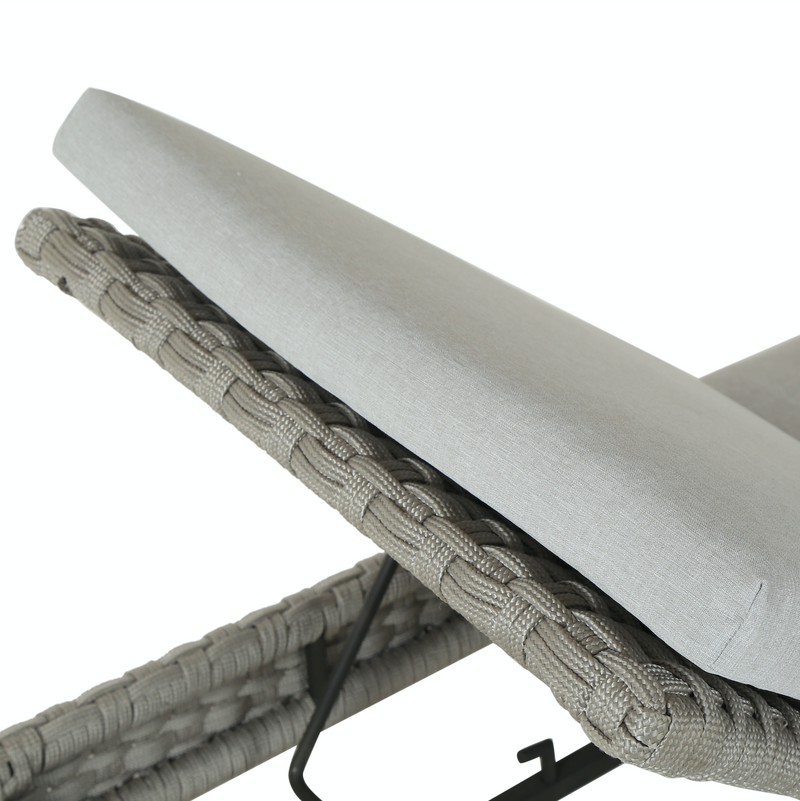 Remi Outdoor Chaise - Stone Grey