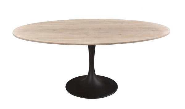 Utah Oval Dining Table - Black Base