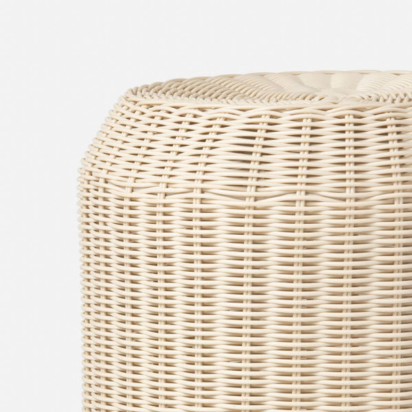 Elodie Rattan Accent Stool