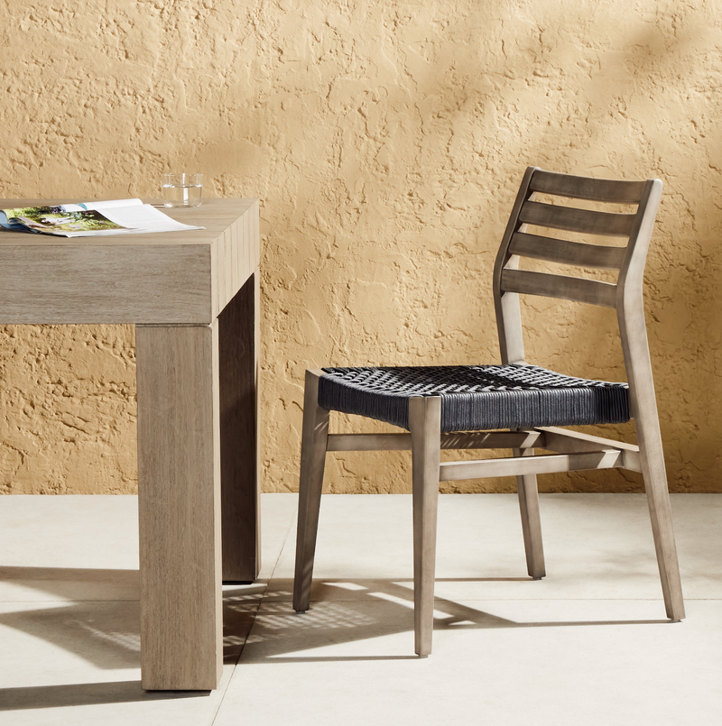 Audra Outdoor Dining Chair - Grey Eucalyptus