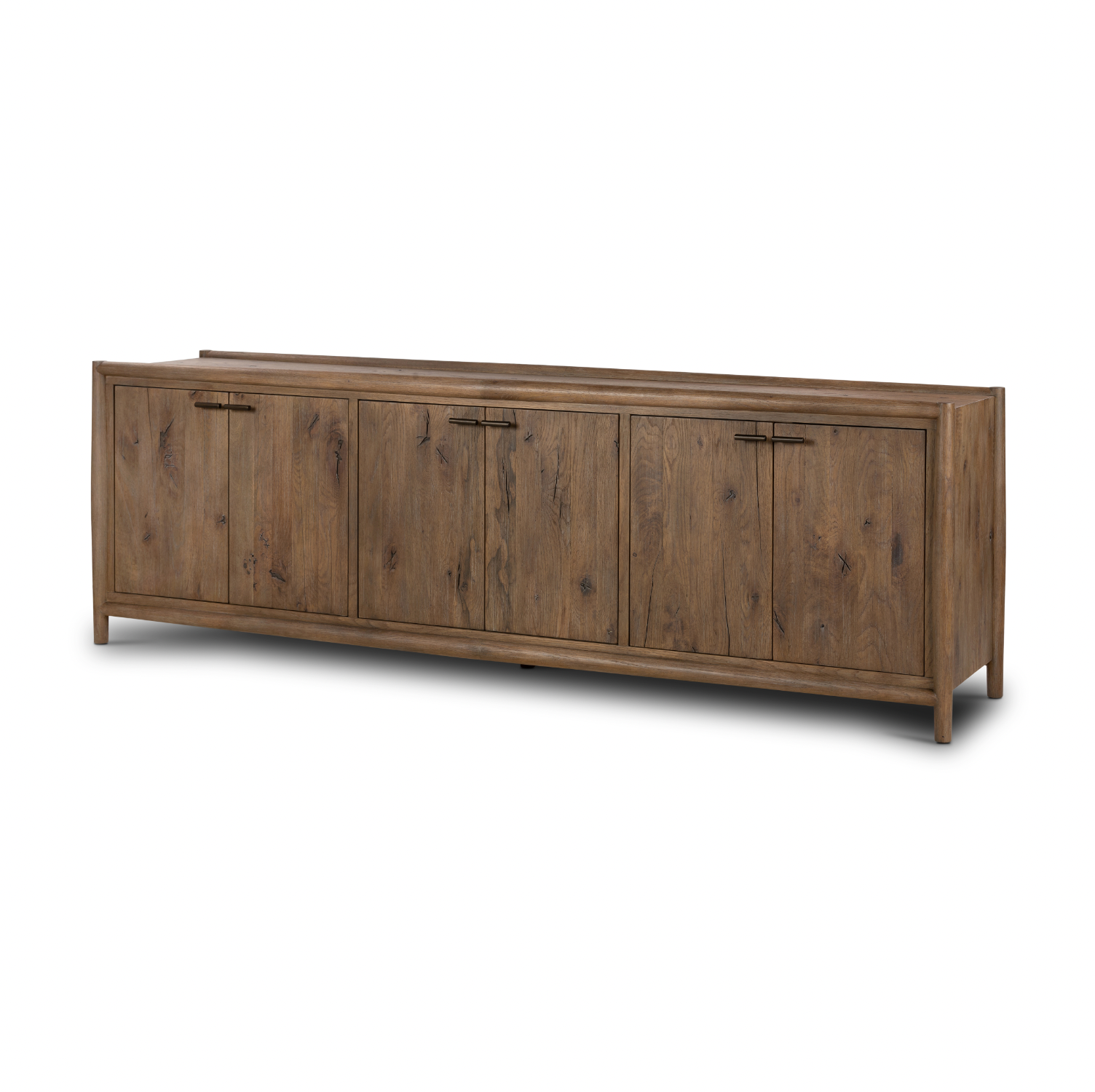 Glenview 6 Door Sideboard - Weathered Oak – Arcadia Modern Home