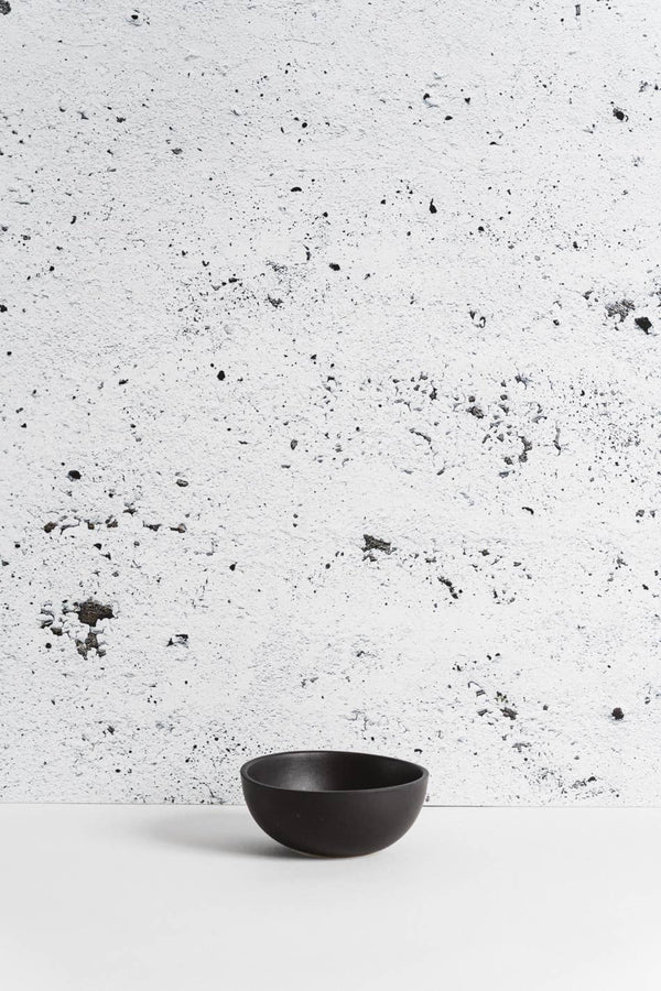 Stoneware Cereal Bowl | Dadasi - Matte Black