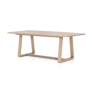 Atherton Outdoor Dining Table - Washed Brown