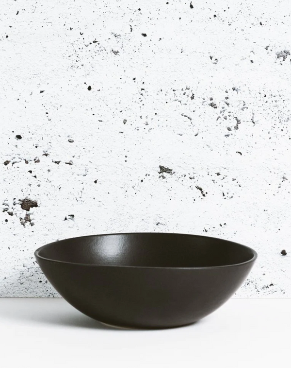Stoneware Serving Bowl | Dadasi | Matte Black