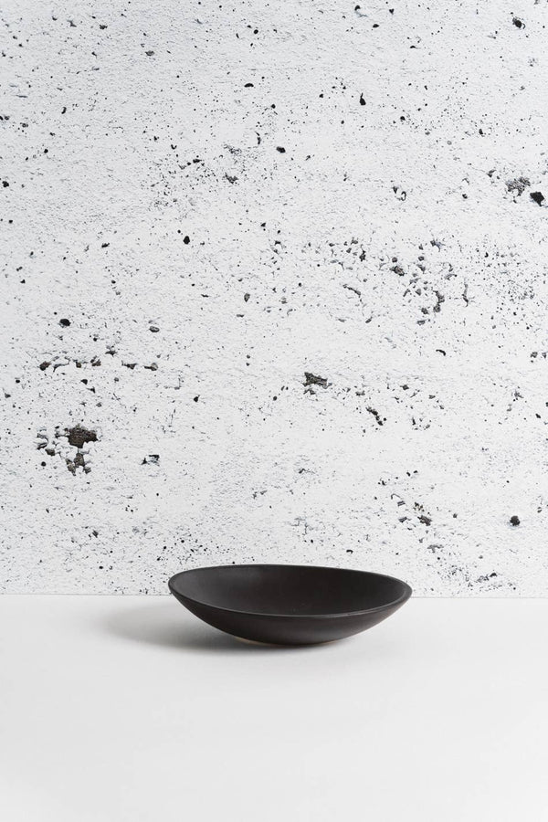 Stoneware Dessert Plate | Dadasi - Matte Black