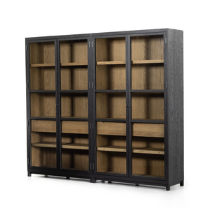 Millie Double Cabinet - Matte Black