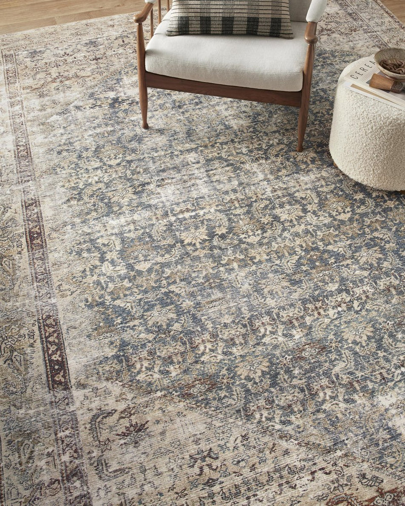 Amber Lewis - Georgie Teal and Antique Area Rug