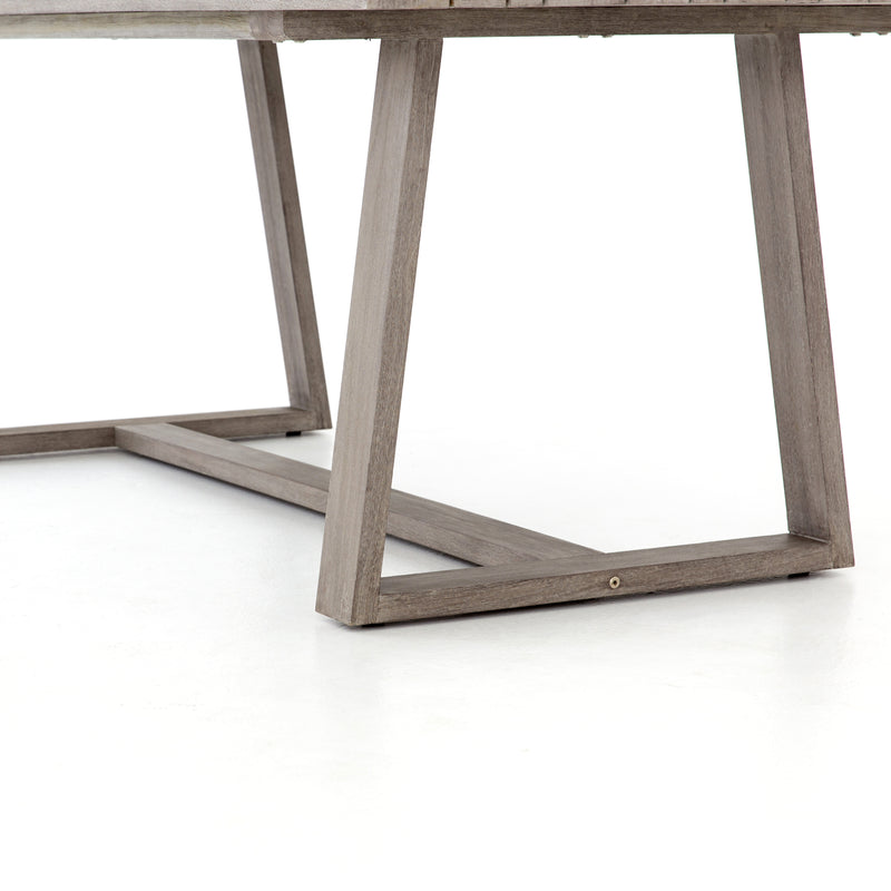 Atherton Outdoor Dining Table - Weathered Grey