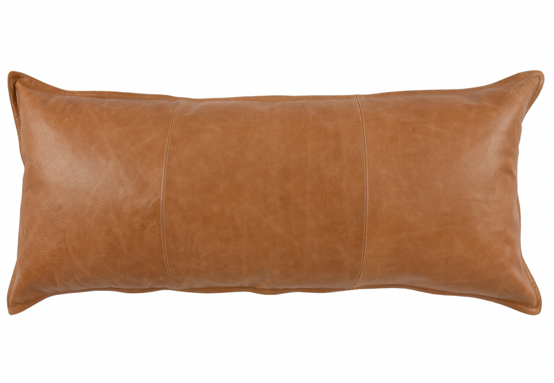 Jaycee Leather Cushion - 16" x 36"