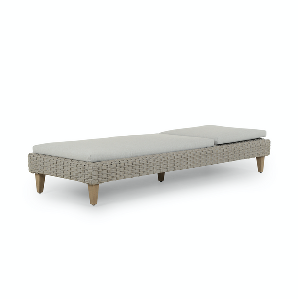 Remi Outdoor Chaise - Stone Grey