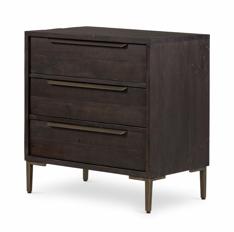 Wyeth 3 Drawer Dresser - Dark Carbon
