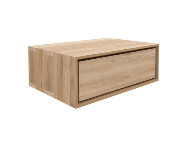 Oak Nordic II Bedside Table - Hanging
