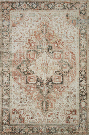 Magnolia Home - Lenna Rust and Charcoal Area Rug