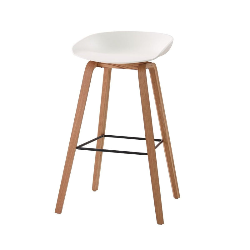 Tribecca Counter Stool - White and Natural