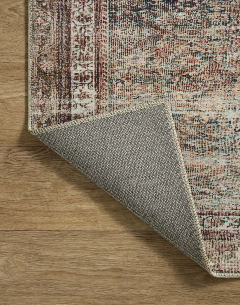Jules Ink and Terracotta Area Rug