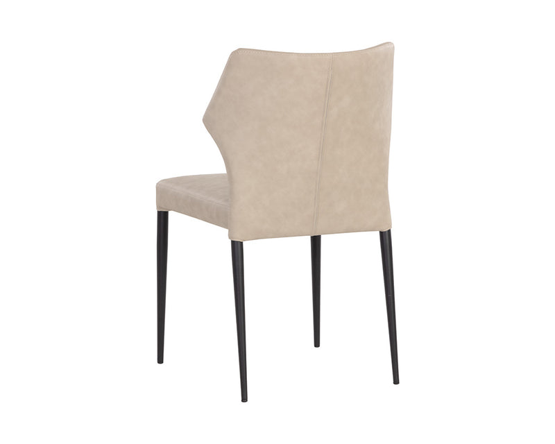 Jazzy Dining Chair - Oatmeal Leatherette