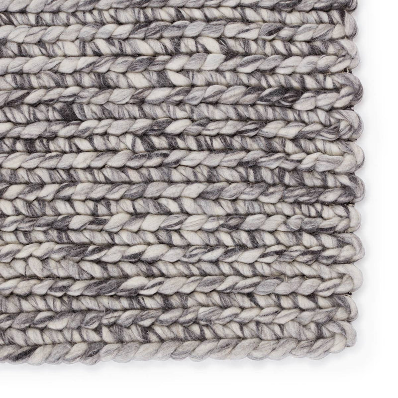 Ethos Charcoal Wool Rug