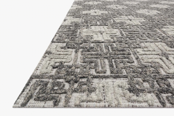 Ehren Charcoal and Fog Area Rug