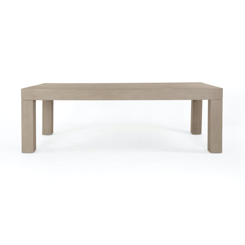 Sonora Outdoor Dining Table - Washed Brown