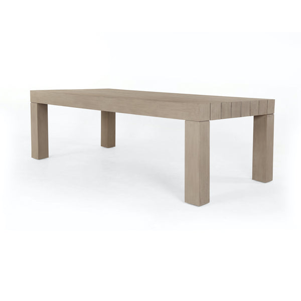 Sonora Outdoor Dining Table - Washed Brown