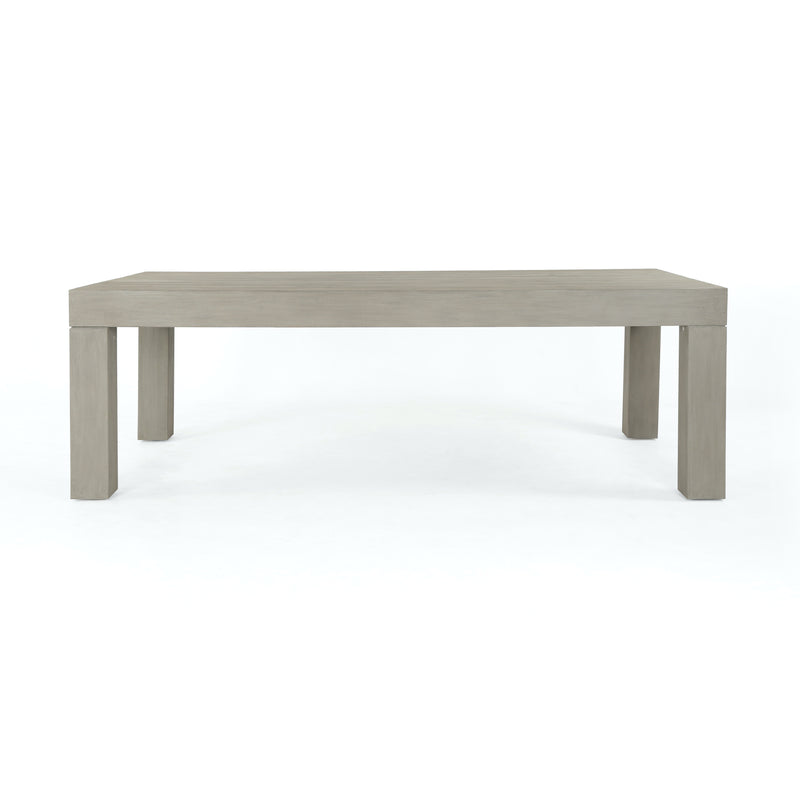 Sonora Outdoor Dining Table - Weathered Grey