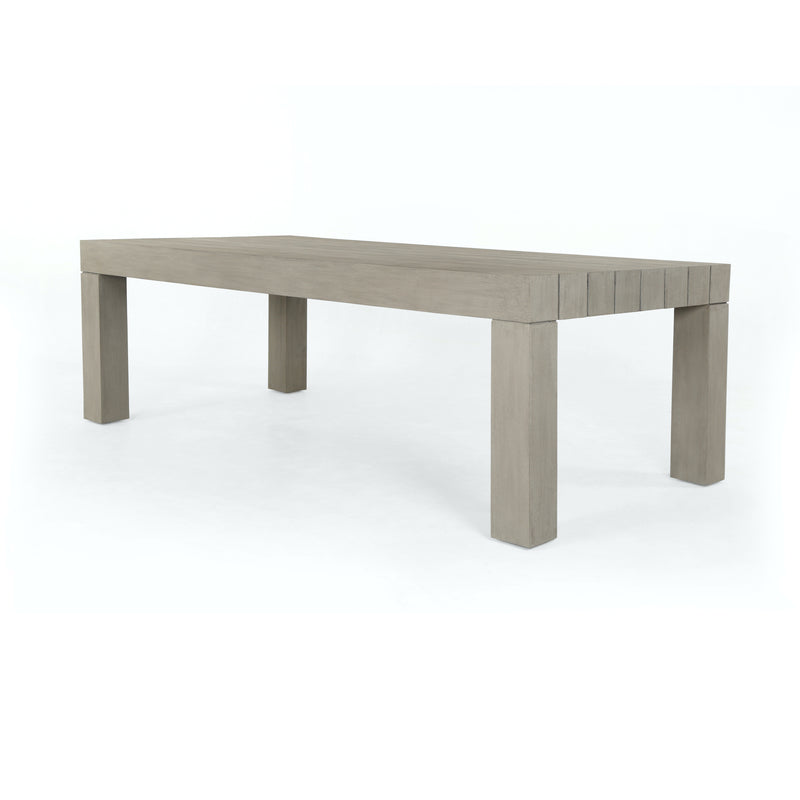 Sonora Outdoor Dining Table - Weathered Grey