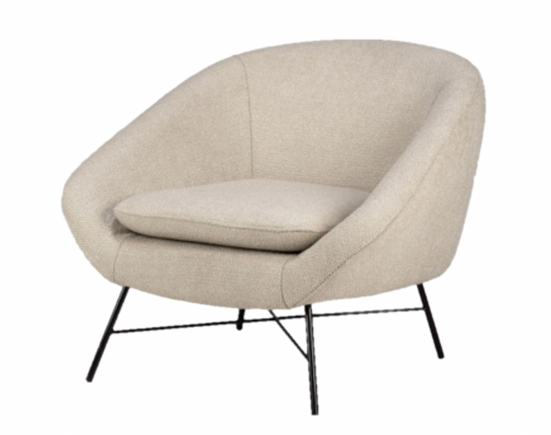 Barrow Lounge Chair - Off-White