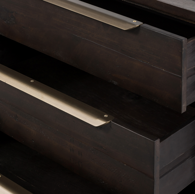 Wyeth 3 Drawer Dresser - Dark Carbon