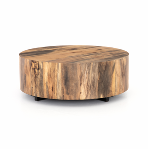 Hudson Round Coffee Table - Spalted Primavera