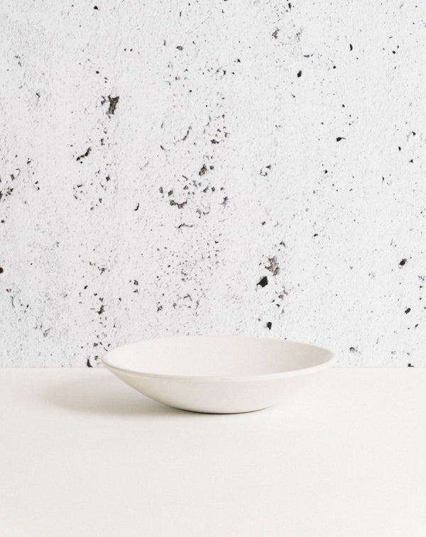 Stoneware Pasta Plate | Dadasi - Matte White