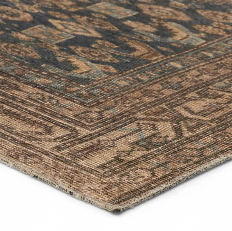 Granada Tan and Abyss Area Rug