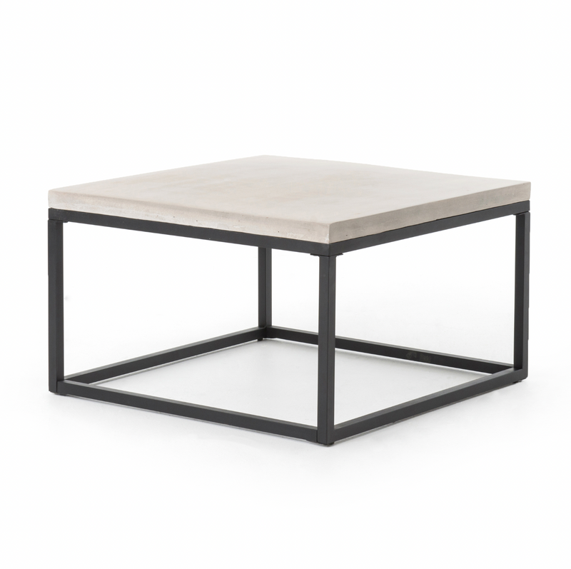 Maximus Square Coffee Table - Natural Concrete