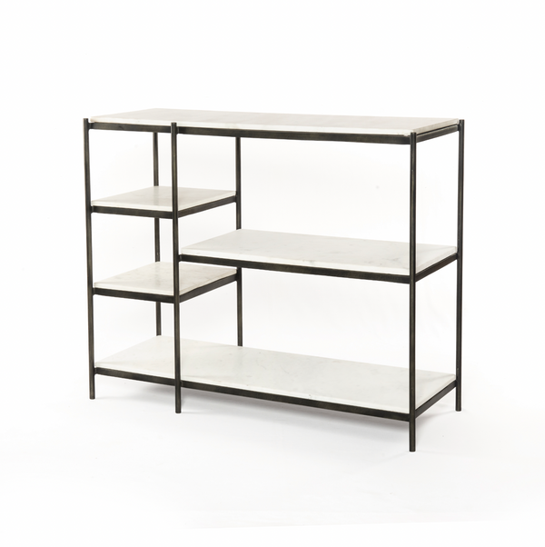 Lily Console Table - Hammered Grey