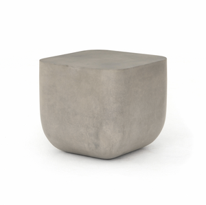 Ivan Square End Table - Grey Concrete